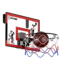 Contixo Slam Dunk Mini Indoor Basketball Hoop Set with 2 Balls - Foldable Over-The-Door Game for Wall, Bedroom, or Office.
