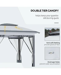 12' x 12' Pop-Up Canopy Tent with Netting and Bag