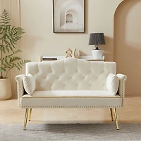 Streamdale Furniture Cream White 2 Seater Sofa