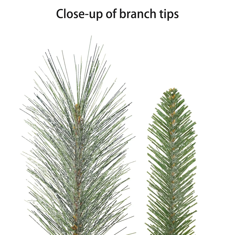 Puleo 7.5-ft. Windsor Spruce Tree with 500 Clear Lights & Stand