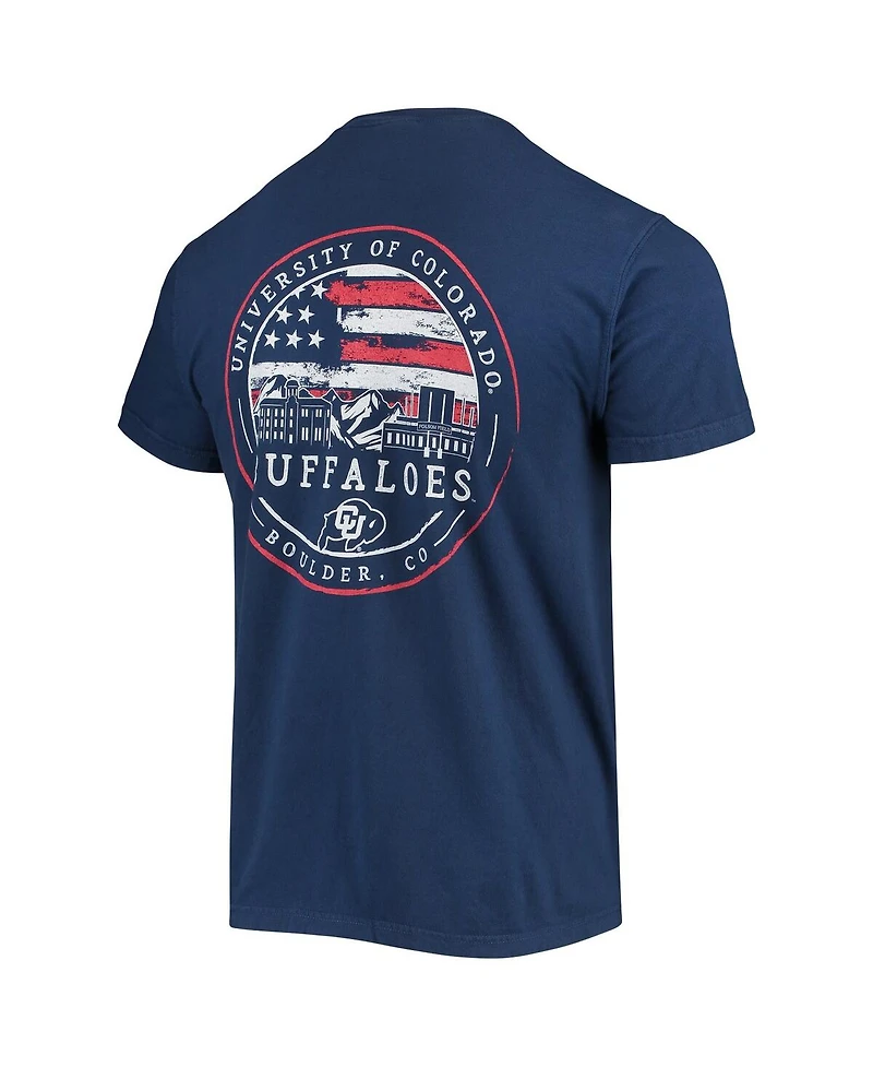 Image One Men's Navy Colorado Buffaloes Campus Americana T-Shirt