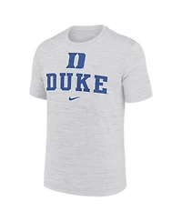 Nike Men's White Duke Blue Devils Primetime Velocity T-Shirt