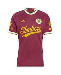 Adidas Men's Red Portland Timbers 2024 Archive Authentic Jersey