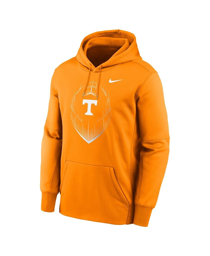 Nike Men's Tennessee Orange Volunteers Football Icon Performance Fleece Pullover Hoodie