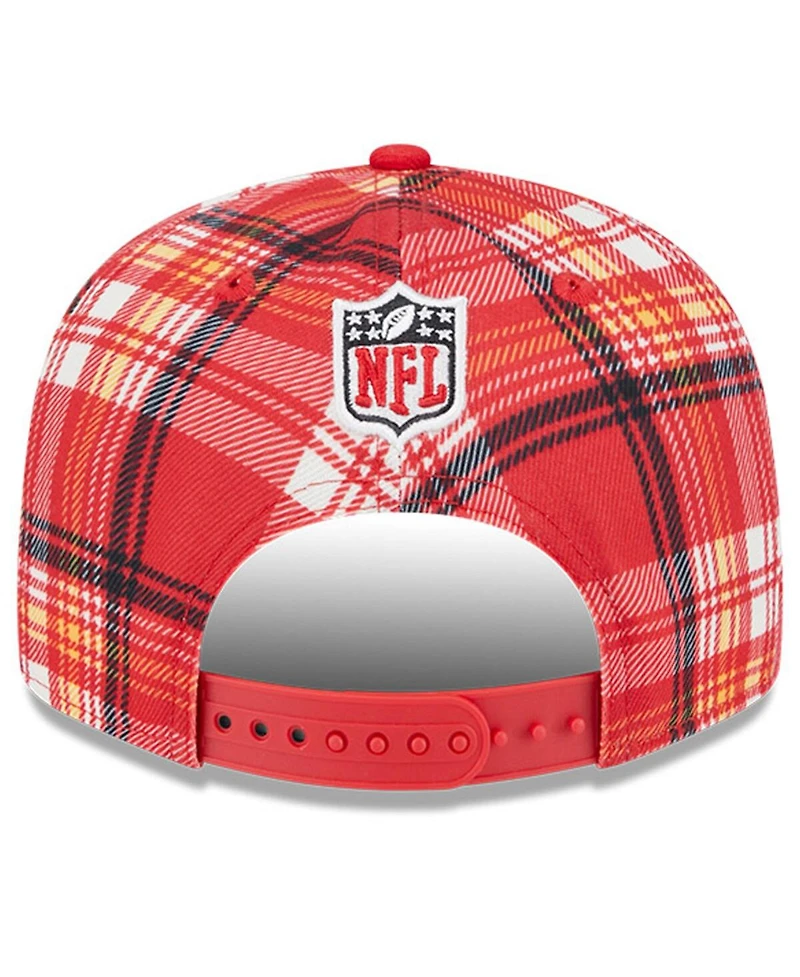 New Era Men's Red Kansas City Chiefs 2024 Sideline Statement 9FIFTY Snapback Hat