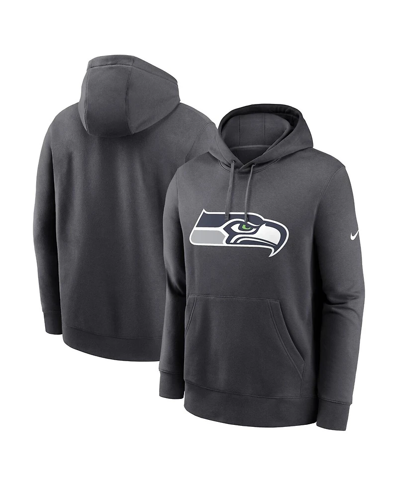 Nike Men's Seattle Seahawks Club Logo Pullover Hoodie