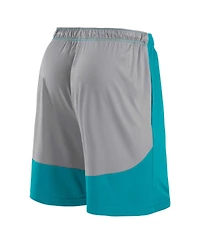 Fanatics Men's Aqua Miami Dolphins Big Tall Team Logo Shorts