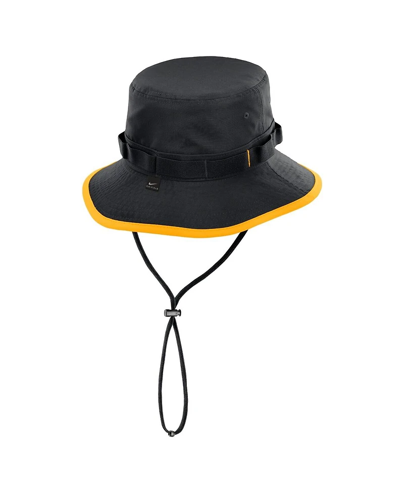 Nike Men's Black Iowa Hawkeyes 2024/25 On-Field Apex Performance Boonie Bucket Hat