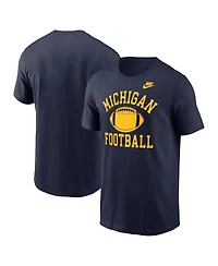 Nike Men's Navy Michigan Wolverines Legacy Football Icon T-Shirt