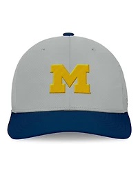 Top of the World Men's Gray/Navy Michigan Wolverines Mick Flex Hat