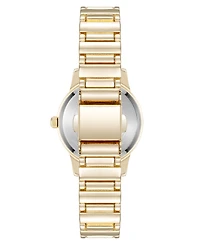 Anne Klein Women's Quartz Signature Round Roman Numeral Gold-Tone Alloy Metal Watch, 29mm