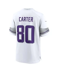 Nike Men's Cris Carter White Minnesota Vikings Alternate Retired Player Game Jersey