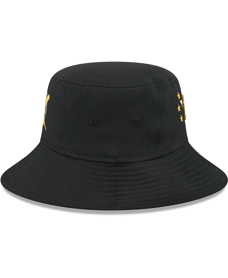 New Era Men's Black Houston Astros 2024 Armed Forces Day Bucket Hat