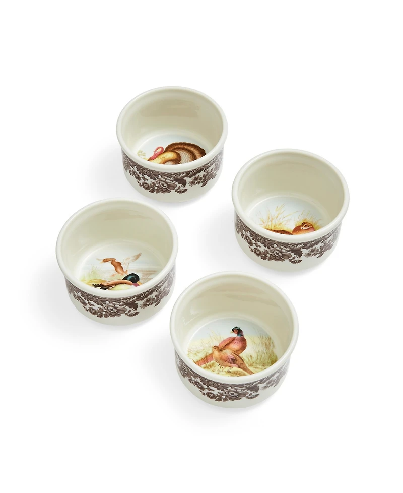 Spode Woodland Ramekins, Set of 4