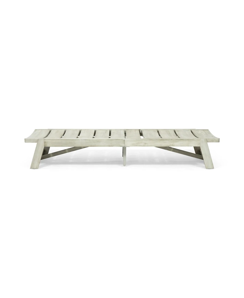 Streamdale Acacia Wood Chaise Lounge Set (Set Of 2)
