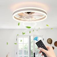 Streamdale Ceiling Fan with Lights Dimmable Led