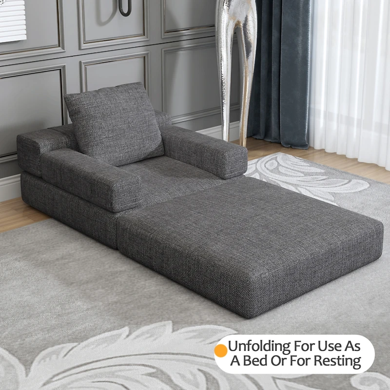 Streamdale Convertible Single Sofa Bed for Living Spaces