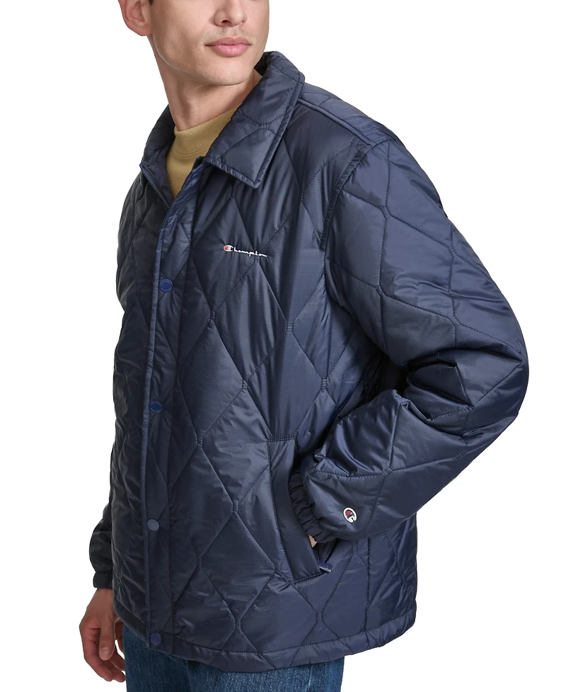 Champion Men's Diamond Quilted Coaches Jacket