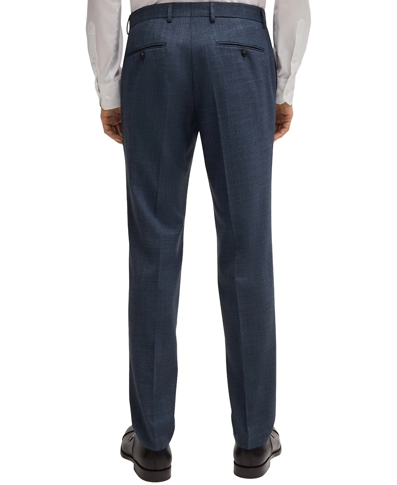 Boss by Hugo Boss Men's Micro-Patterned Regular-Fit Suit