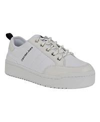 Calvin Klein Women's Austie Round Toe Casual Sneakers