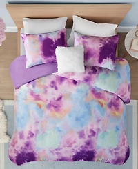 Intelligent Design Cassiopeia Watercolor Tie Dye 4-Pc. Duvet Cover Set, Full/Queen