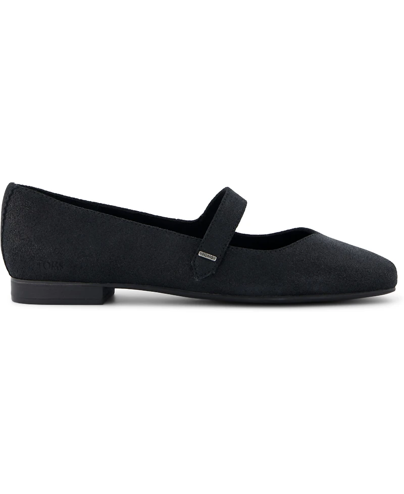 Toms Women's Bianca Metallic Mary Jane Flats