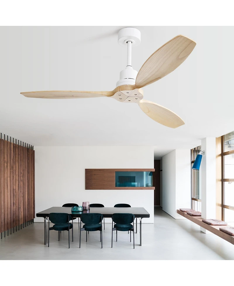 Sofucor 52" Outdoor ceiling fan without lights, 3 Blades