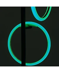 Saturn 66" Led Tree Floor Lamp with 3 Rgb Light Rings