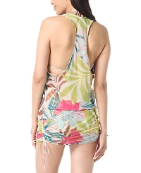 Vince Camuto Women's Printed Sleeveless Cover-Up Dress