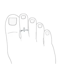 Bling Jewelry Religious Spiritual Midi Mid Finger Egyptian Ankh Cross Midi Toe Ring Silver Sterling Adjustable