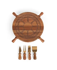 Toscana Helmsman Acacia Lazy Susan Cheese Board