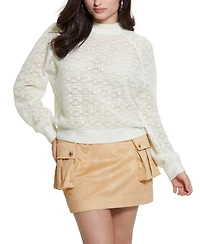 Guess Women's Kensley Crewneck Long-Sleeve Sweater