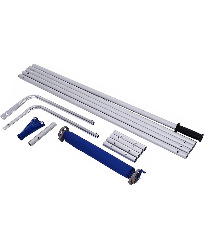 Lightweight Roof Rake Snow Removal Tool 20FT Adjustable Telescoping Handle