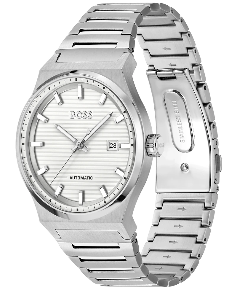 Hugo Boss Men's Candor Auto Mech-Automatic Stainless Steel Watch 41mm