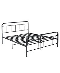 Gymax Full Size Heavy Duty Metal Bed Frame Headboard Platform Mattress Foundation