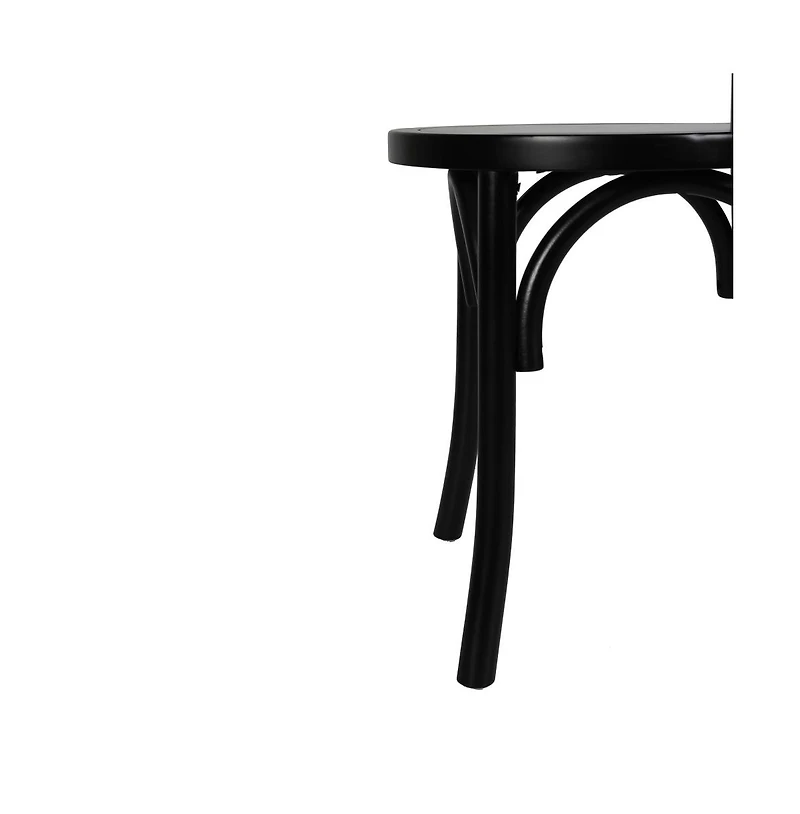 Merrick Lane Lowry Thonet Style Solid Wood Dining Chair With Stackable Design And Elegant Finish