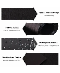 Skonyon 47/59/78 Inch Long Thicken Equipment Mat for Home and Gym Use-78 x 36 x 0.25 inches