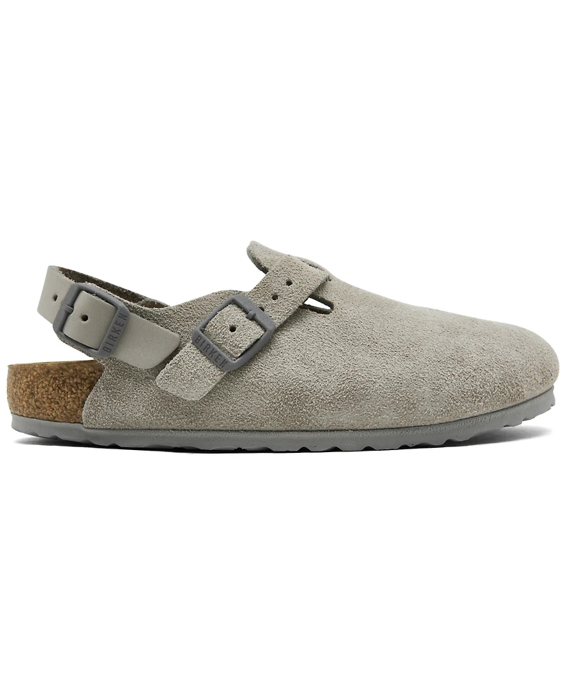 Birkenstock Women's Tokio Birkibuc Clogs from Finish Line