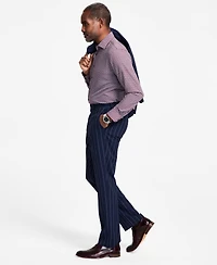 Tayion Collection Men's Regular-Fit Pinstripe Suit Pants