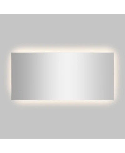 Jonathan Y Soraya Full Length Rectangular Frameless Anti-Fog Plug Inhardwire Aluminum Front Lit Tri Color Led Freestand/Hang Mirror