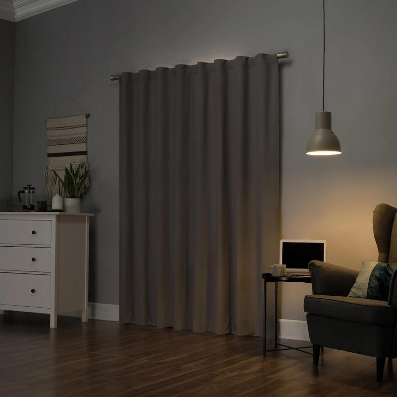 Cyrus Thermal 100% Blackout Back Tab Curtain Panel