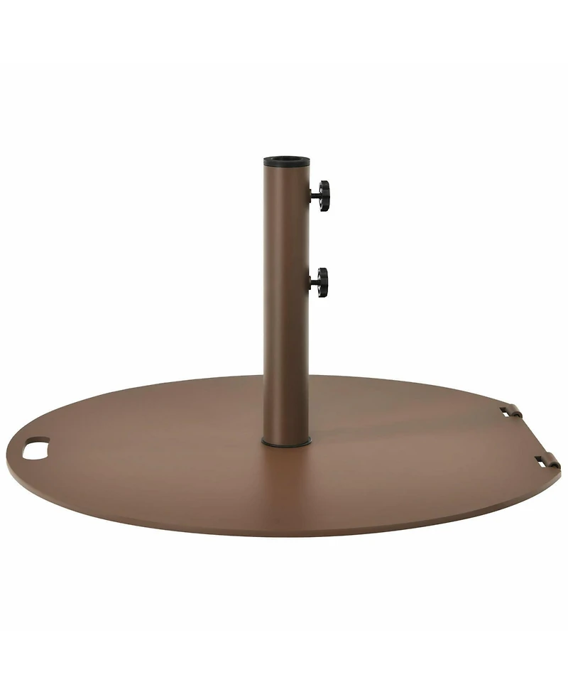 Skonyon 50 lbs Umbrella Base Stand with Wheels for Patio