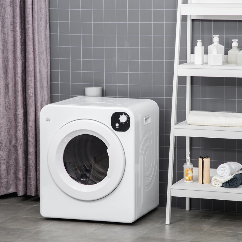 Compact Electric Clothes Dryer for Apartments and Dorms