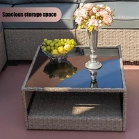 Streamdale 5-Piece Patio Furniture Set All-Weather Outdoor Sectional Sofa