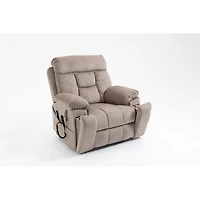Streamdale Furniture Electric Lift Sofa with Massage, Tilt, and Cup Holders