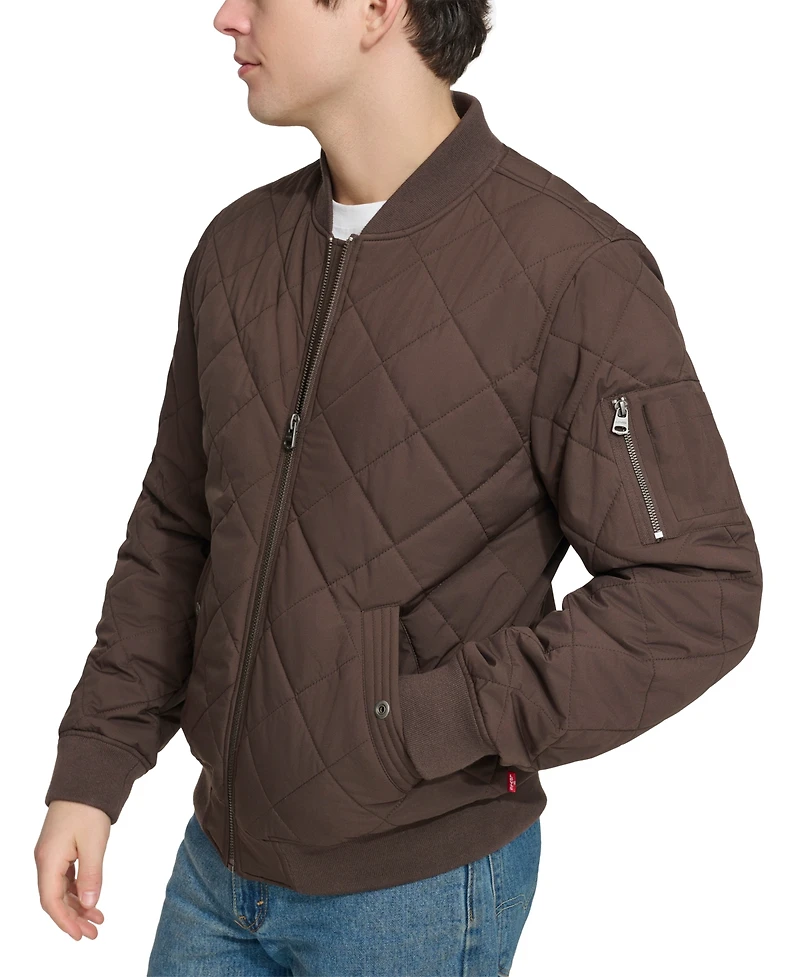 Levi's Men's Quilted Fashion Bomber Jacket