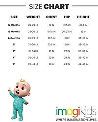 CoComelon Toddler Girls Jj Cody Nina T-Shirt and Leggings Outfit Set to