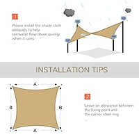 13' x 20' Sun Shade Sail Canopy for Outdoor Spaces