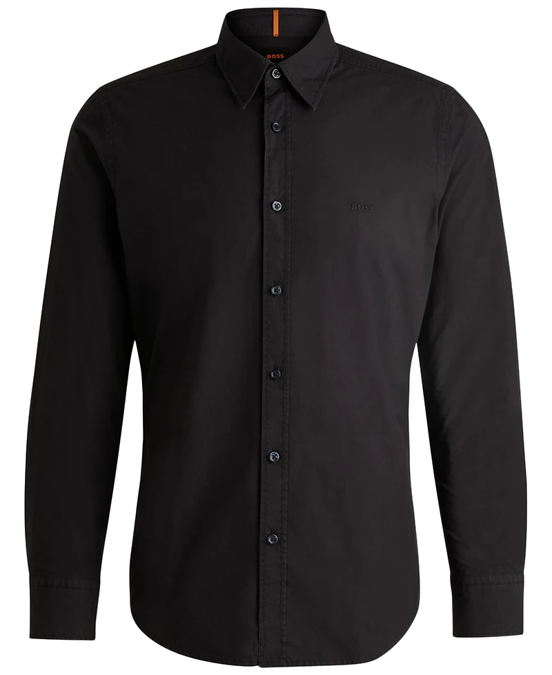 Boss by Hugo Men's Poplin Regular-Fit Shirt