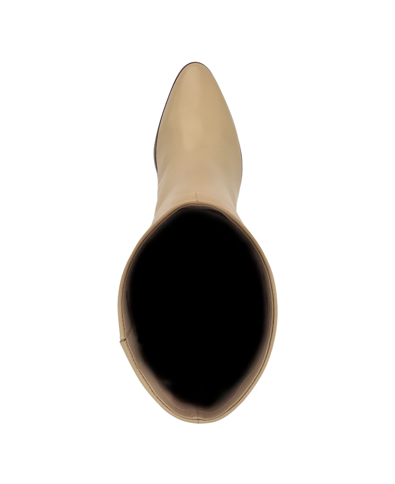 Calvin Klein Women's Dawna Block Heel Knee High Tall Shaft Boots